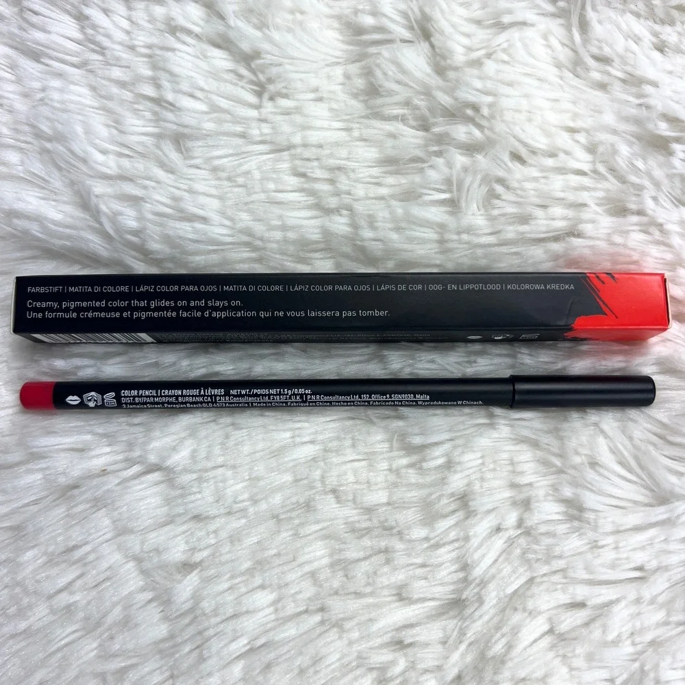 Morphe Eyeliner Color‎ Pencil Liner Love Life Red Creamy Pigmented 1.5g NIB